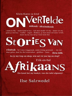 cover image of Onvertelde stories van Afrikaans